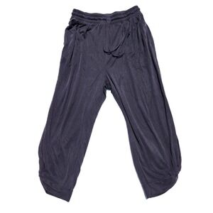 ANTHROPOLOGIE Saturday Sunday JOANIE‎ HAREM Pants dark Gray drawstring Size M